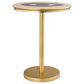 Tov Furniture Eye Side Table in Brass, , large