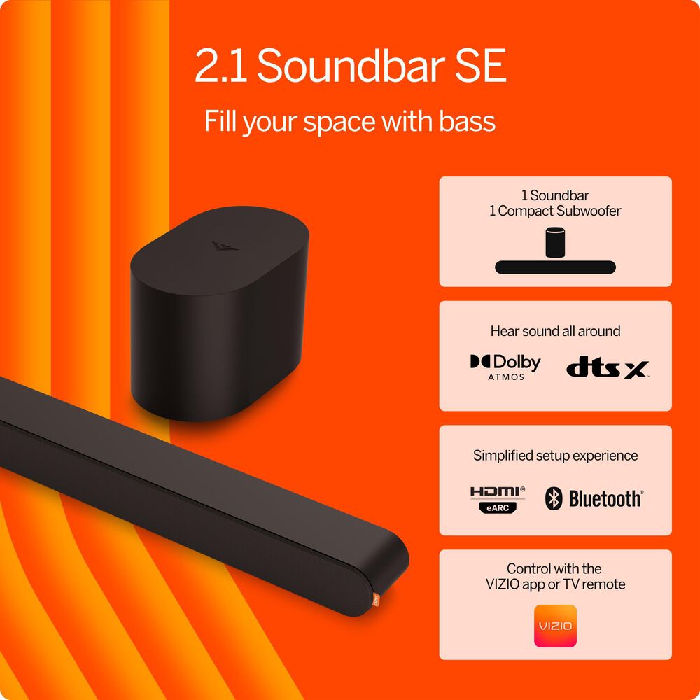 VIZIO 65 4K HDR Smart TV w/ 2.1 Soundbar, , large