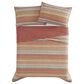Pem America Sunset Stripe 3-Piece Full/Queen Quilt Set in Orange, , large
