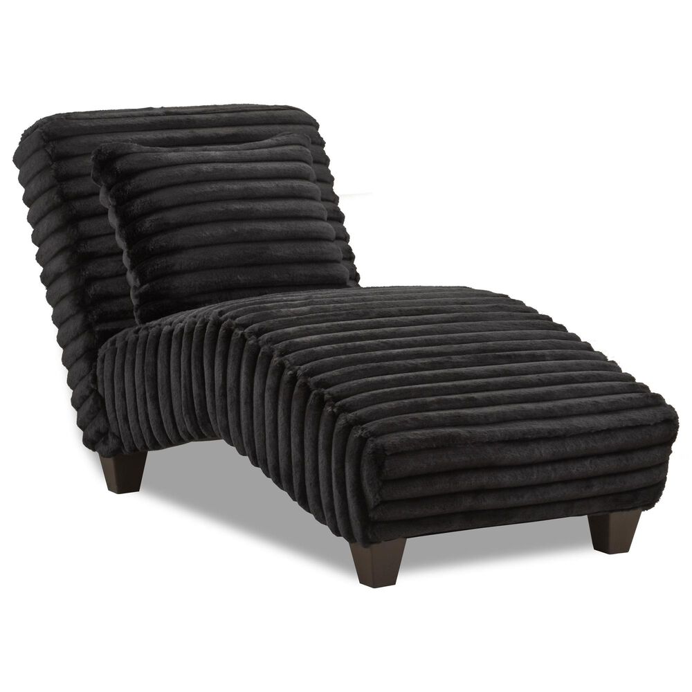 Arapahoe Home Armless Chaise in Lush Black, , large