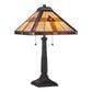 Quoizel Tiffany Bryant 2 Light Table Lamp in Black, , large