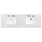 James Martin Vanities Breckenridge 72" Double Bathroom Vanity in Serenity Blue with 3 cm Eternal Jasmine Pearl Quartz Top and Rectangular Sinks, , large