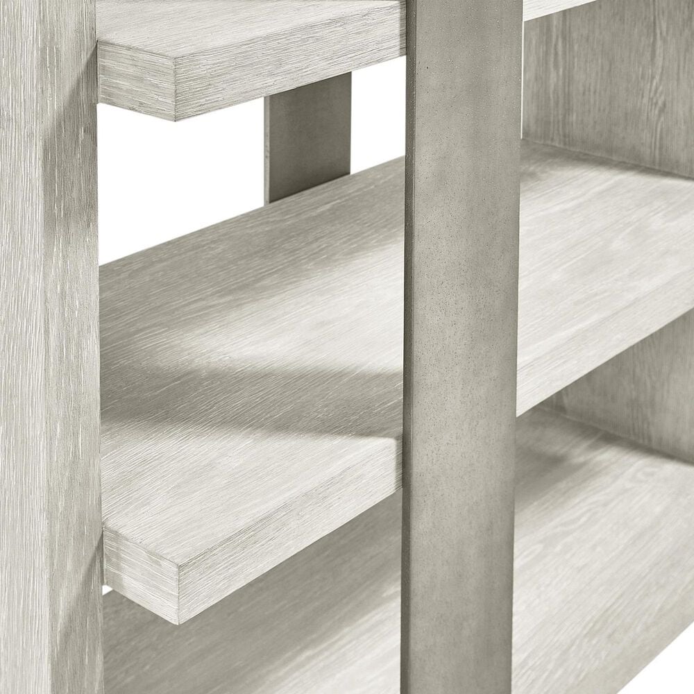 Bernhardt Tempo 5-Shelf Etagere in Larza and Satin Nickel, , large