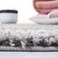 Safavieh Venus Shag VNS604J 6" x 9" Grey and Ivory Area Rug, , large