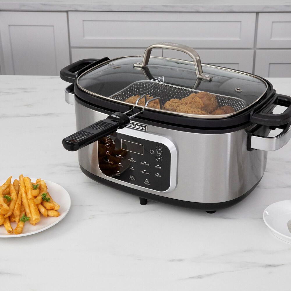 Chef&#39;s Choice 6-Quart All-In-1 Multi-Cooker in Black and Stainless Steel, , large