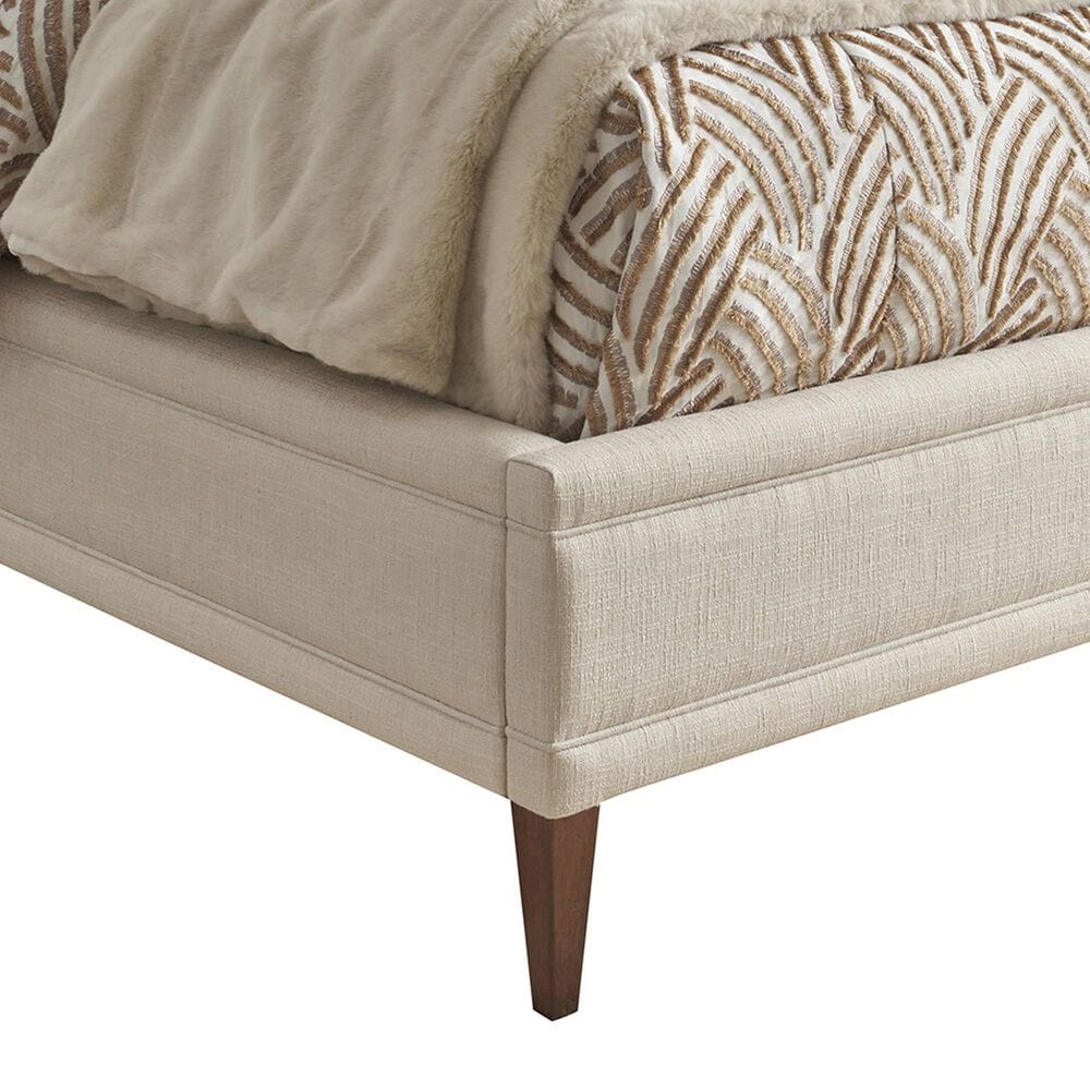 Lexington Home Brands Savoy King Upholstered Wingback Panel Bed in Chester, , large