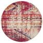 Safavieh Monaco MNC222D-5R 5" Round Magenta/Multi Area Rug, , large