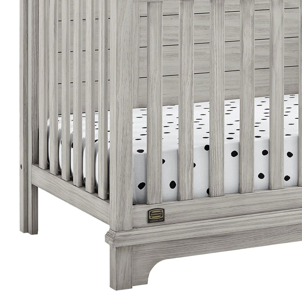 Delta Children Asher 6-In-1 Convertible Crib in Rustic Mist, , large
