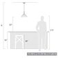 Golden Lighting Audra 1-Light Pendant in Matte Black, , large