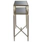 Ashley Cloverty Sofa Table in Aged Gold and Clear, , large