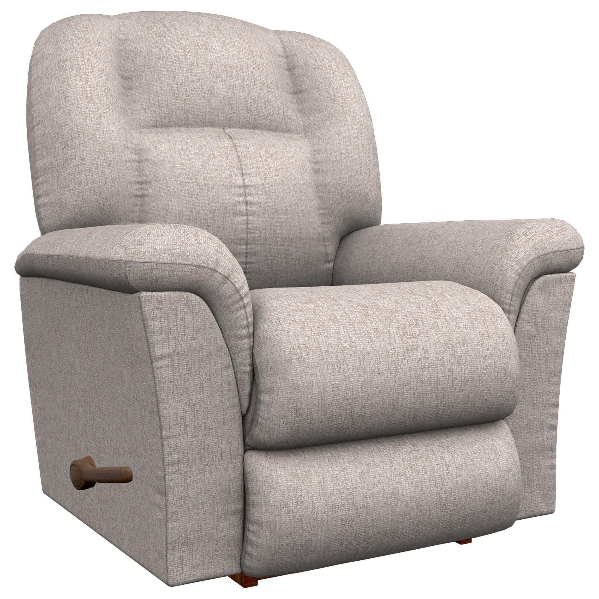 La Z Boy Jasper Manual Rocker Recliner in Stone NFM