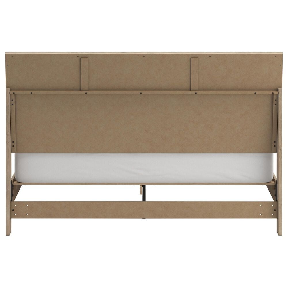 Ashley Cielden King Platform Bed in Tan, , large