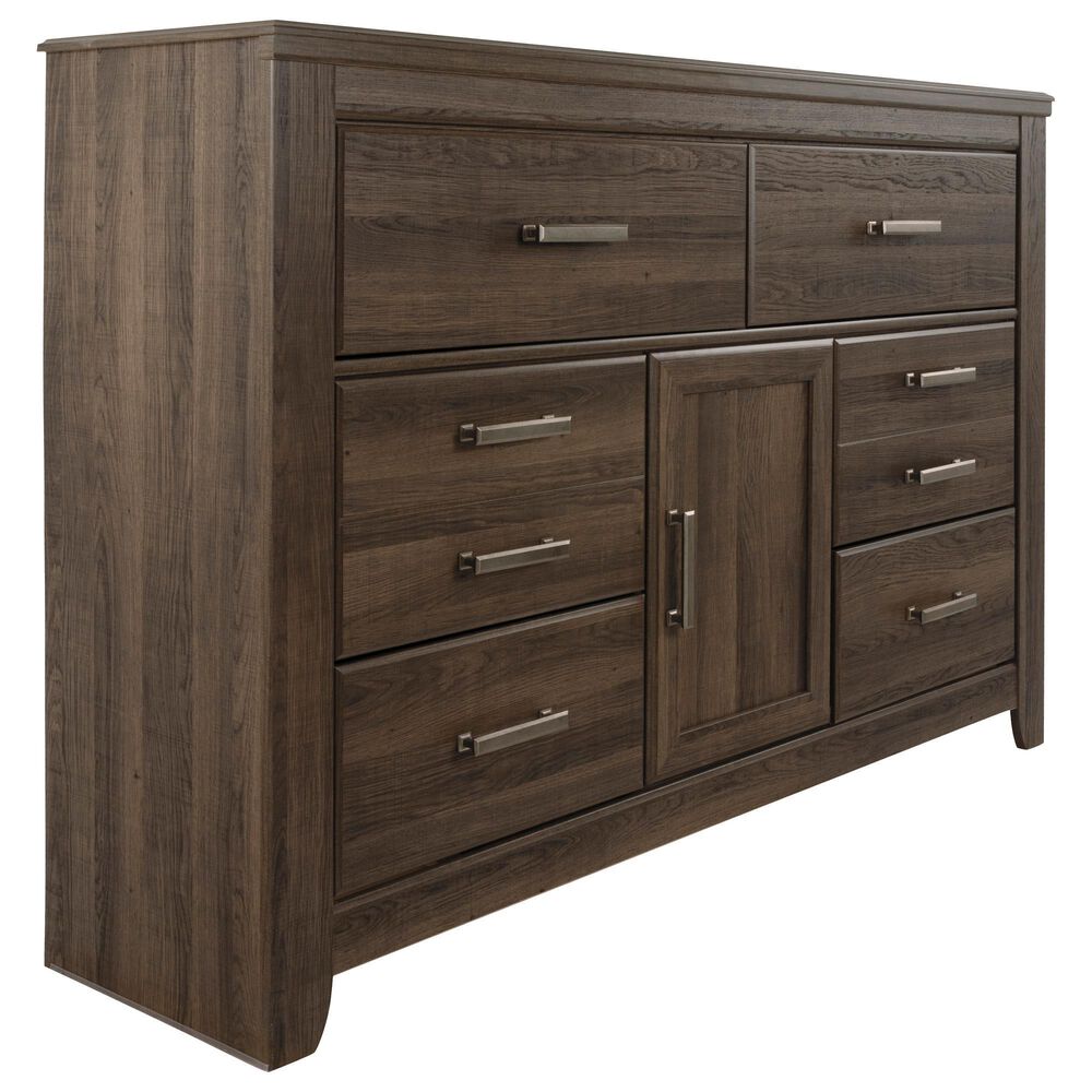 Ashley Juararo 6-Drawer Dresser in Dark Brown, , large