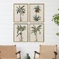 Paragon 19" x 25" Contemporary Palm I Wall Art in Green (Set of 4), , large