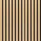 MS International Acoustic Wood Slat Almond 24" x 48" Wall Panels, , large