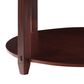 OSP Home Lane Round Coffee Table in Espresso, , large
