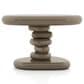 Furniture of America Rene Glossy End Table in Brown, , large