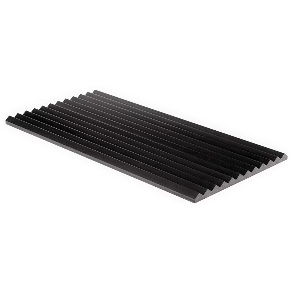 Soho Studio Carver Peak Nero 12" x 24" Satin Semi-Polished Marble Tile, , large