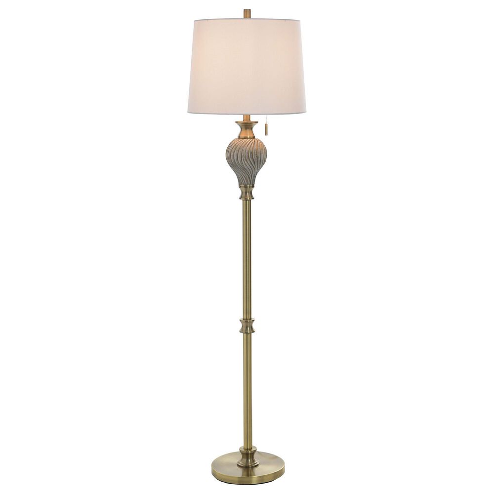 Stylecraft Lamps Floor Lamp in Baffo Gold, , large