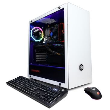 CyberpowerPC Gamer Xtreme Desktop | Intel Core i3-12100F - 8GB RAM - AMD Radeon RX 6500 XT - 500GB SSD in White, , large