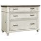 Riva Ridge Caraway 2-Piece Executive Desk and Lateral File Set in Aged Ivory, , large