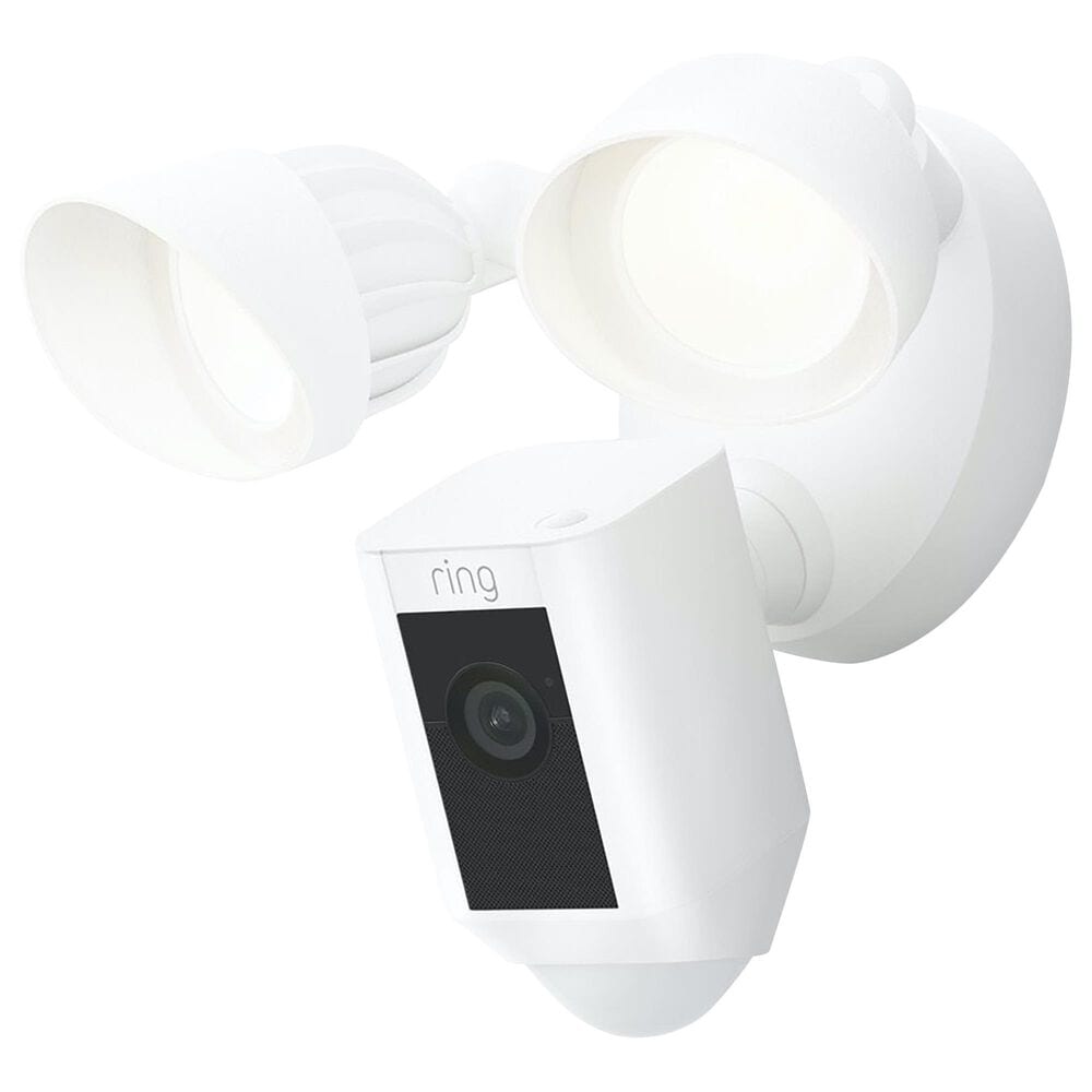 Ring Floodlight Cam Wired Plus and Chime Pro in White, , large