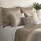 Ann Gish Hammered Channel King Quilted Coverlet in Taupe, , large