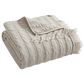Levtex Wilhemina 50" x 60" Quilted Throw in Natural, , large
