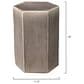 Splendor Living Porto Small Side Table in Grey, , large