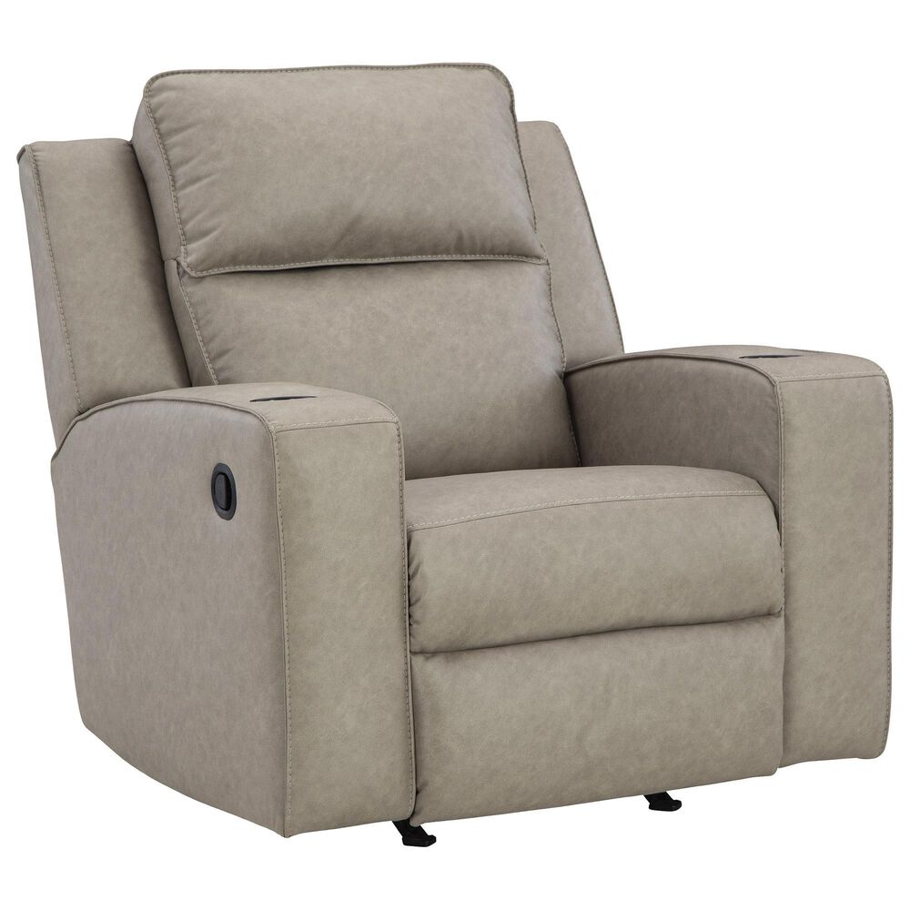 Ashley Lavenhorne Power Reclining Sofa and Recliner Set in Pebble, , large