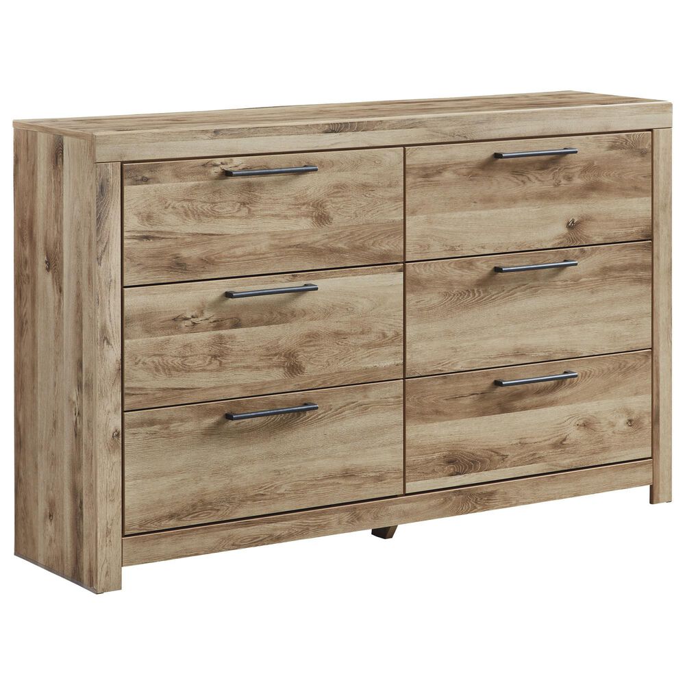 Ashley Hyanna Dresser and Mirror in Tan, , large