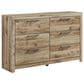 Ashley Hyanna Dresser and Mirror in Tan, , large
