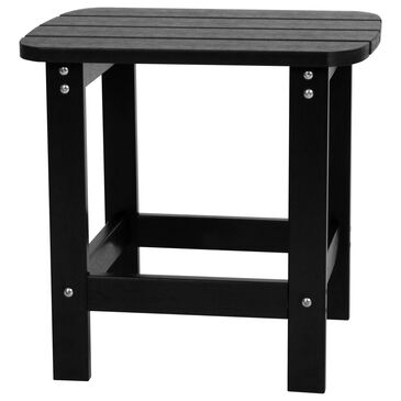 Flash Furniture Charlestown Adirondack Side Table in Black - Table Only, , large