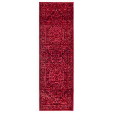 Safavieh Adirondack ADR108F-216 2"6" x 16" Red/Black Runner, , large