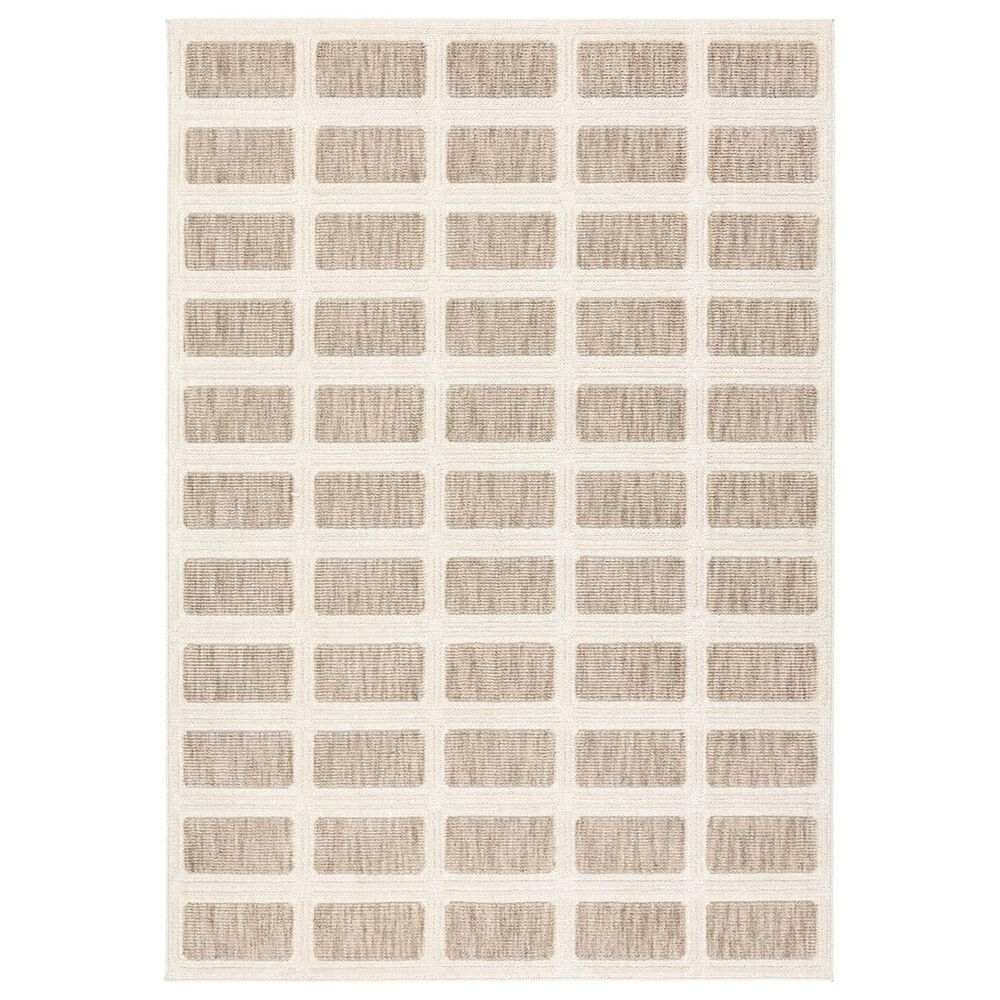 Jaipur Composure Deverell Beige and Tan 12" x 15" Area Rug, , large