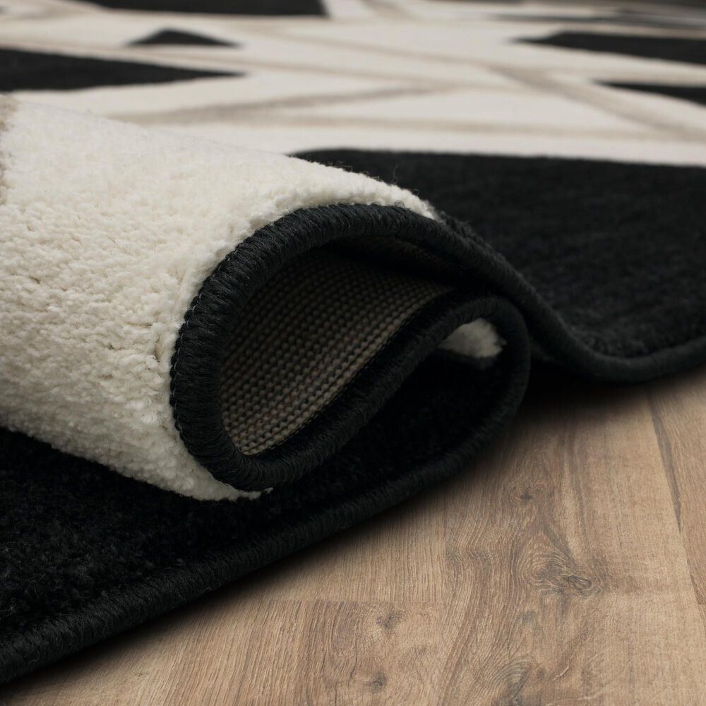 Stacy Garcia Home Zagoria 5&#39;3&quot; x 7&#39;10&quot; Soot Area Rug, , large