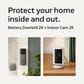 Ring 2K Battery Doorbell and Indoor Cam Plus Bundle in Satin Nickel and White, , large