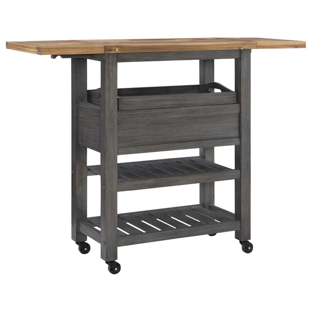 Parkerville Furniture Line Kauffman Kitchen Cart in Gray, , large