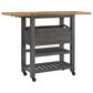 Parkerville Furniture Line Kauffman Kitchen Cart in Gray, , large