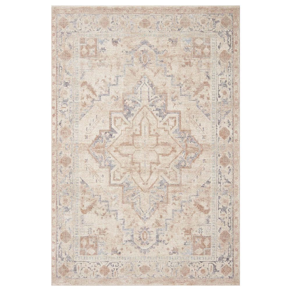 Magnolia Home Carlisle 2"3" x 3"10" Beige and Slate Area Rug, , large
