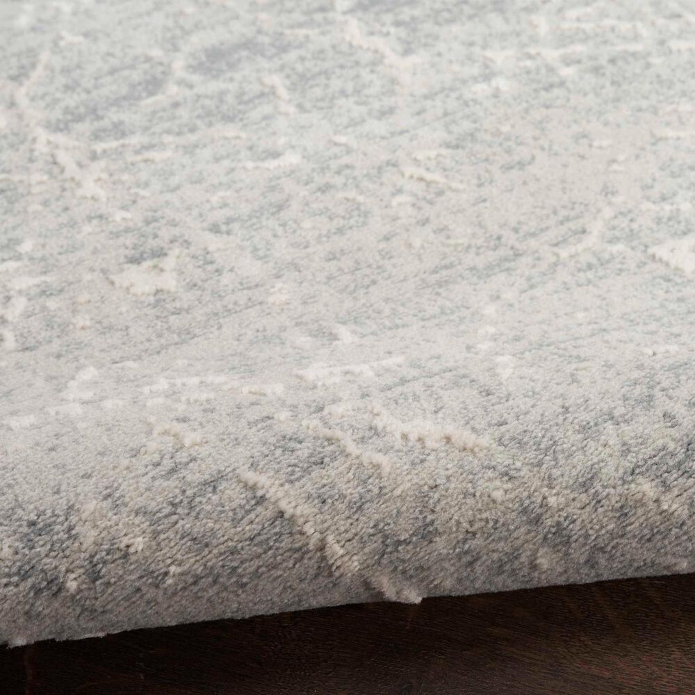 Nourison Exhale 2&#39;2&quot; x 7&#39;6&quot; Ivory and Grey Runner, , large