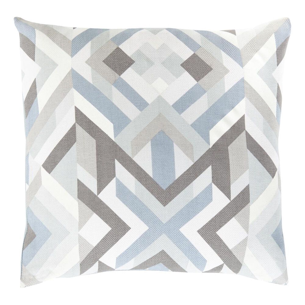 37B 22" x 22" Divine Diagrammatic Down Fill Pillow in Multicolor, , large