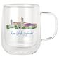Valiant Gifts Kansas Landmark Glass Mug in Blue and Red, , large