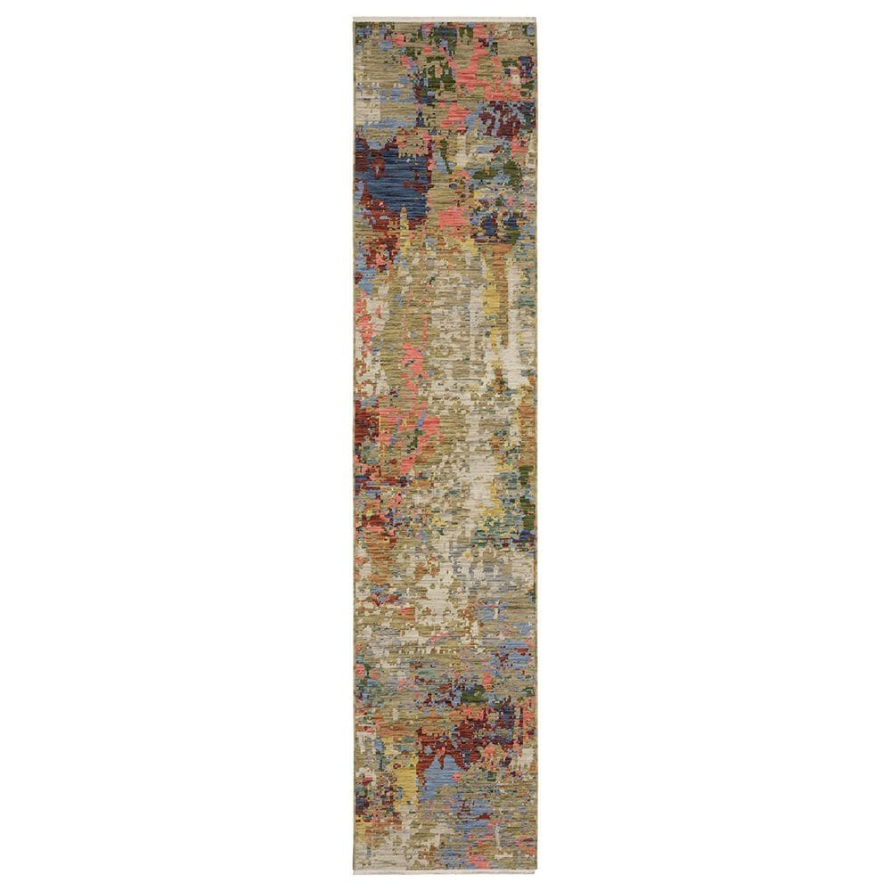 Oriental Weavers Soleri SOL06 2"6" x 12" Beige and Red Runner, , large