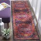 Safavieh Evoke EVK275S 2"2" x 9" Fuchsia and Orange Runner, , large
