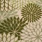 Nourison Aloha ALH05 5"3" x 7"5" Ivory and Green Indoor/Outdoor Area Rug, , large