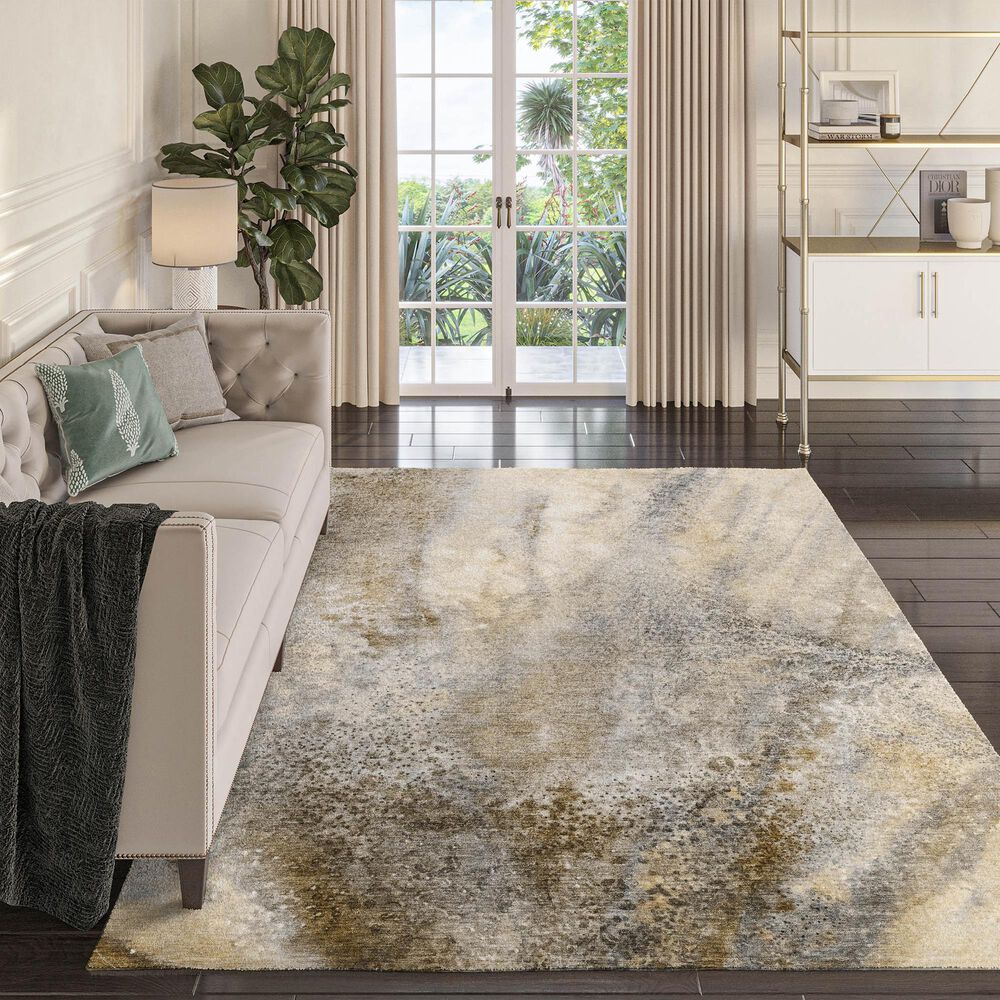 Dalyn Rug Company Odyssey OY5 Taupe 3' x 5' Area Rug, , large
