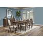 Chapel Hill Saddle Creek Dining Table in Medium Wood  - Table Only, , large