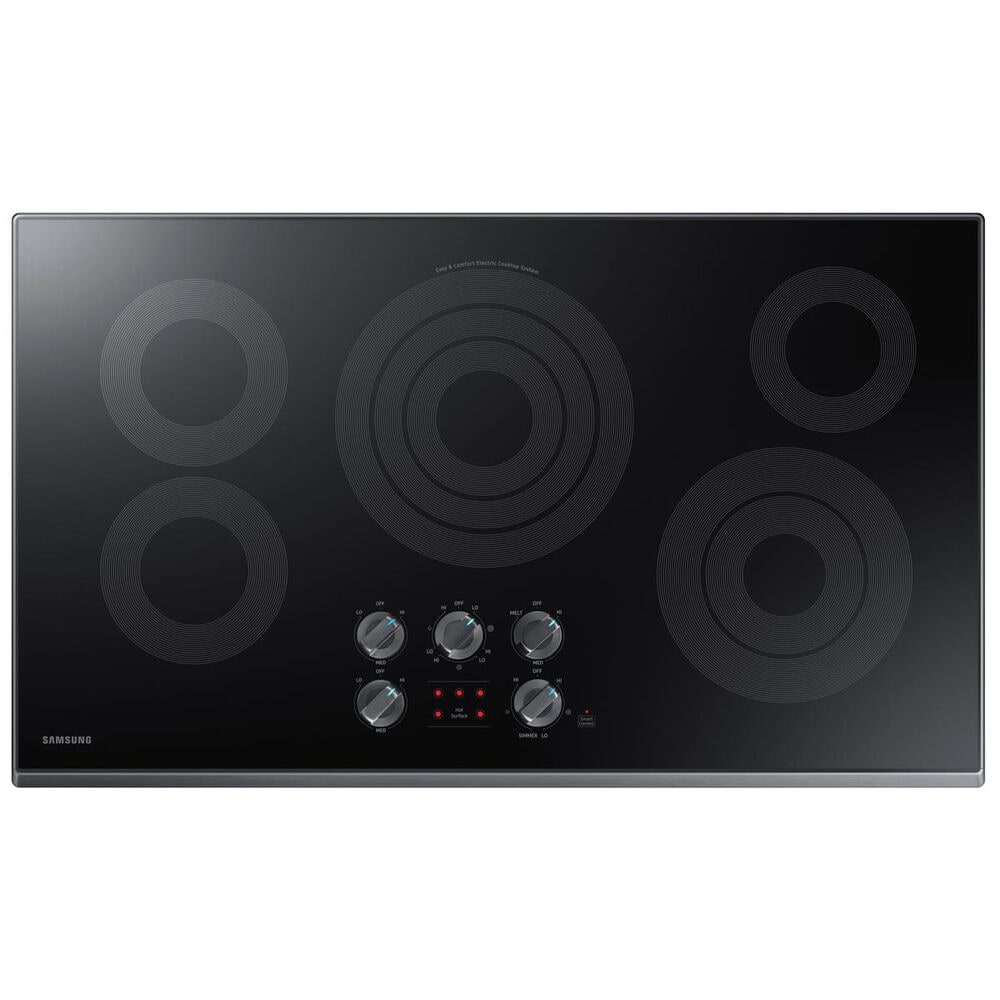 Samsung 36" Electric Cooktop in Black Stainless Steel , , large