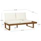 Linon Home Decor Skypark Outdoor Right Side Loveseat in Beige, , large